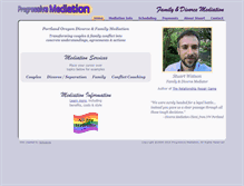 Tablet Screenshot of progressivemediation.com